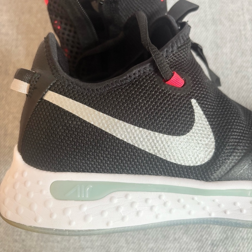 Nike PG 4 Air Strobel Basketball Shoes Black/White/Red Men’s Size 8 - Picture 12 of 14